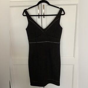 Karl Lagerfeld Black bodycon cocktail dress 8